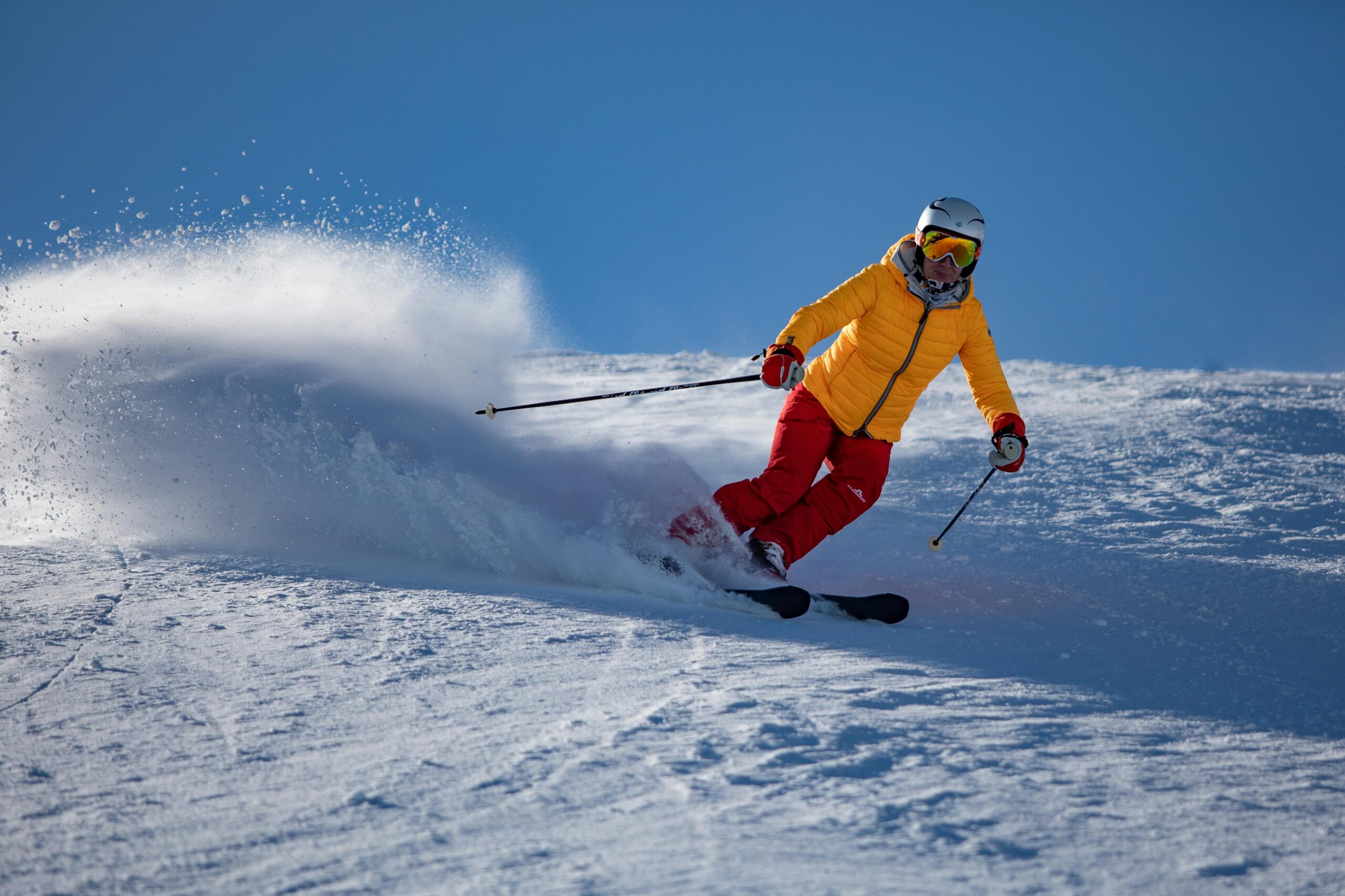 Skiing in Gulmarg in December