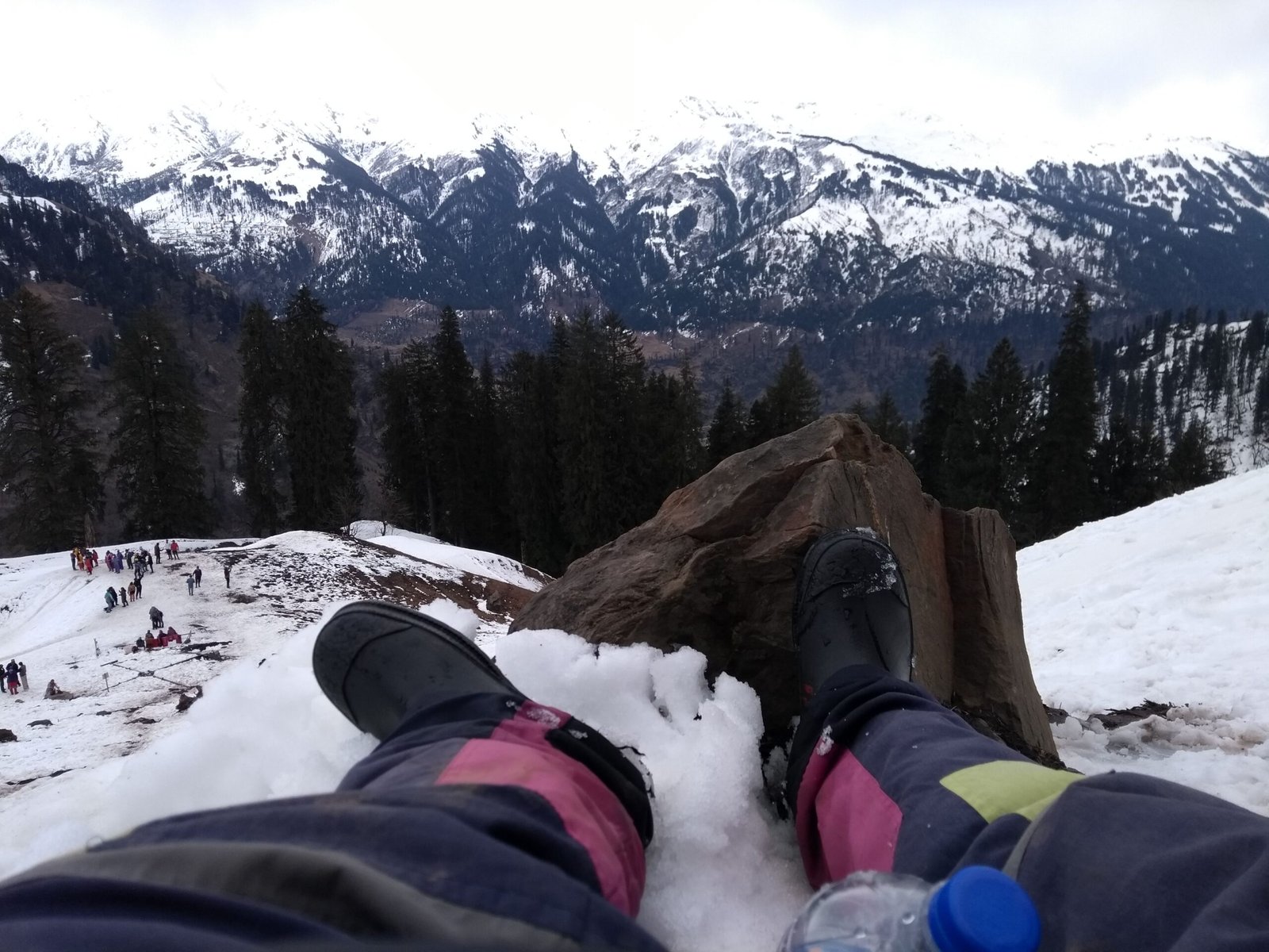 manali skiing